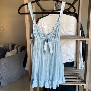 Lightweight Seafoam nightie with bow
